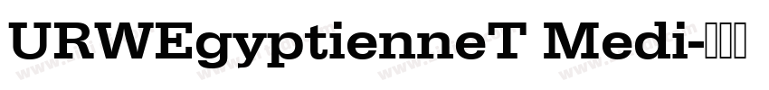 URWEgyptienneT Medi字体转换 URWEgyptienneT Medi字体转换
